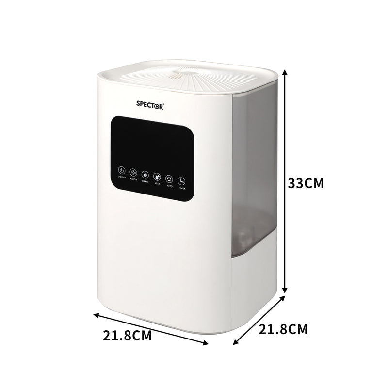 Spector Air Purifying Mist Humidifier Ultrasonic 6L Diffuser Cool Office Home Emete store