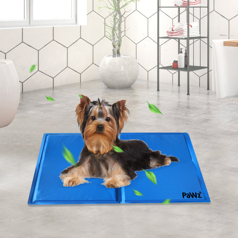 PaWz Pet Cooling Mat Gel Mats Bed Cool Pad Puppy Cat Non-Toxic Beds 40x30cm Emete store