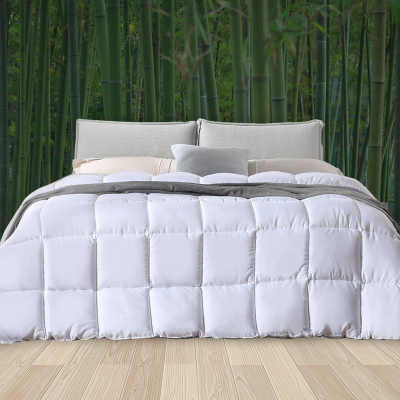 DreamZ Quilts Bamboo Quilt Winter All Season Bedding Duvet Super King 700GSM Idropship