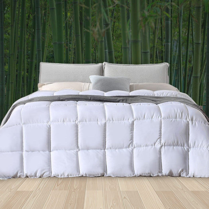 DreamZ Quilts Bamboo Quilt Winter All Season Bedding Duvet Single Doona 700GSM Idropship