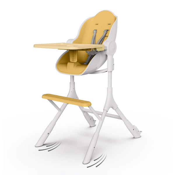 Oribel Cocoon Z High Chair | Lounger - Lemonade Yellow - Emete Store